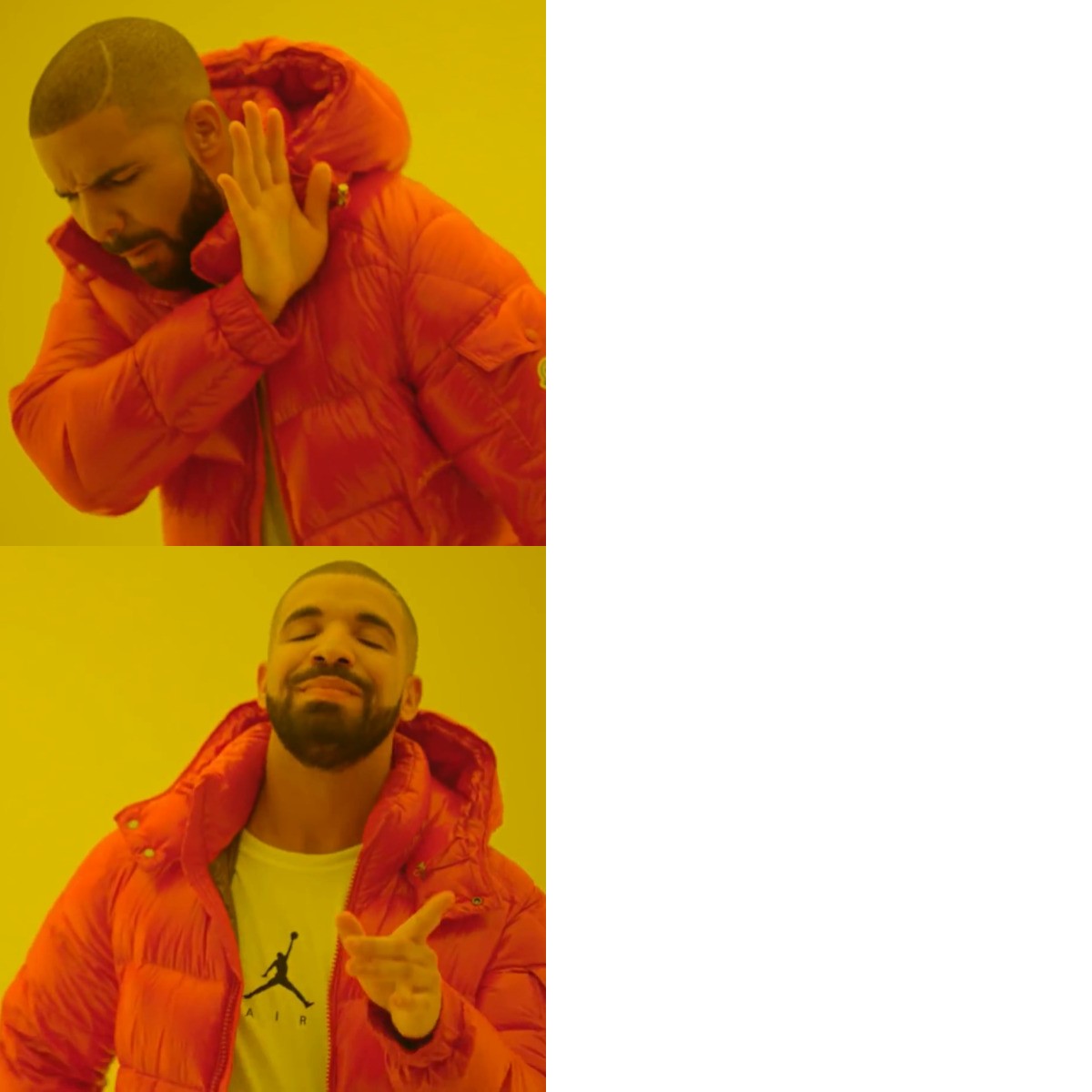 Drake Hotline Bling meme about ThirdLove