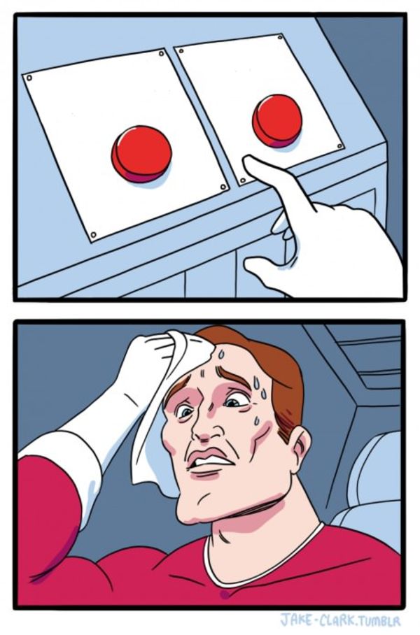 Two Buttons meme about ThirdLove