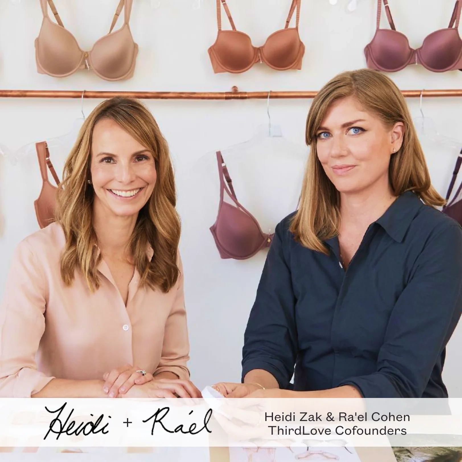 Heidi Zak and Ra'el Cohen, ThirdLove co-founders
